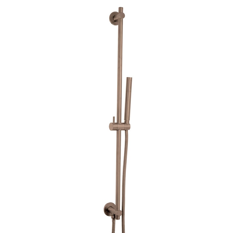JTP Vos Brushed Bronze Riser Rail Shower Kit Sanctuary Bathrooms